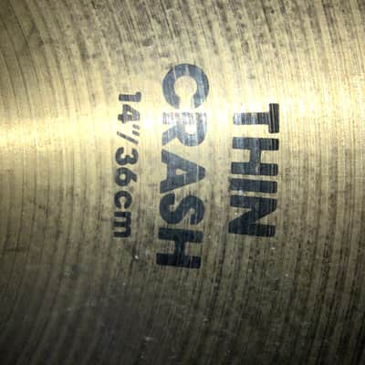 Great Sounding Zildjian 14” Thin Crash Cymbal 1980’s image 3