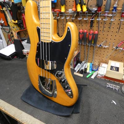 Fender Jazz Bass 1975 - Natural - Ash Body image 4