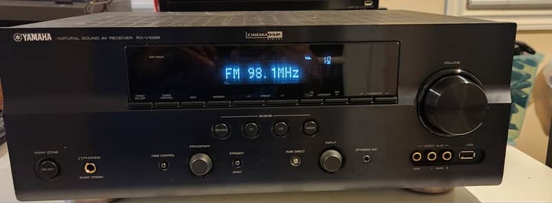 Yamaha Yamaha RX-V1065 AV Receiver 7.2 2010 - Black metal image 1