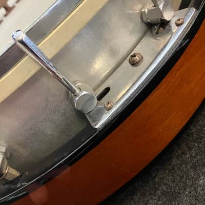 Kay Vintage Banjo 1960-s - Eagle wooden carved back with soft case image 9