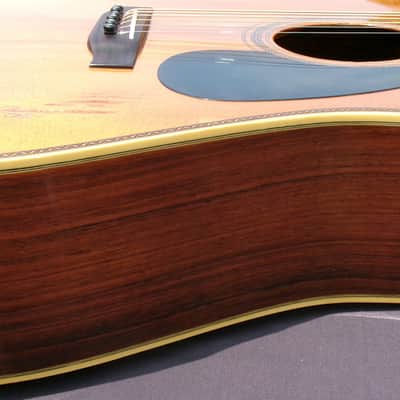 1973 Hand Made K Yairi YW400 Acoustic Guitar, very early model+Hard Case image 14
