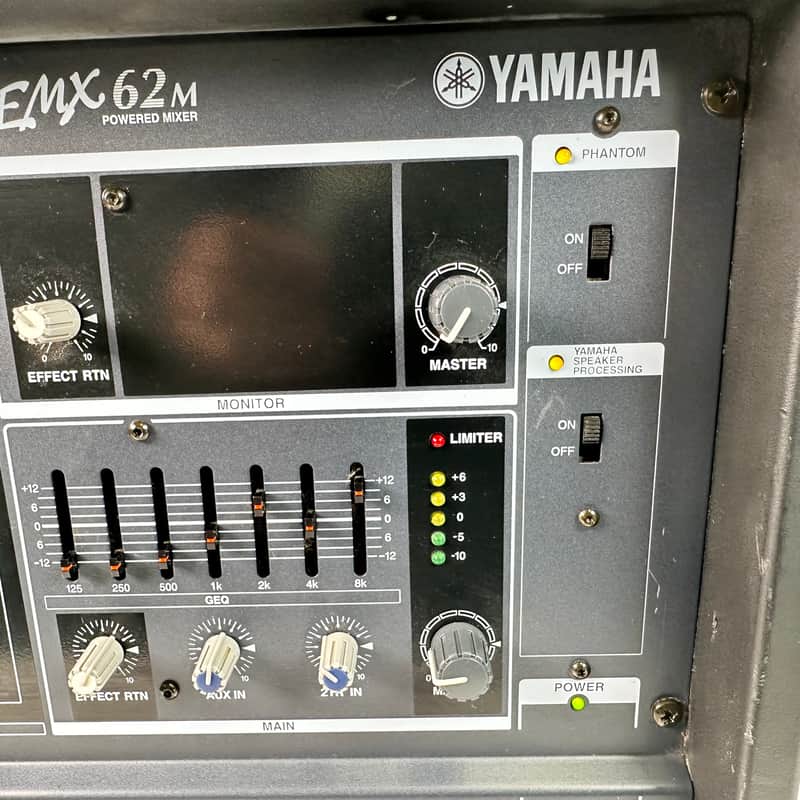 Yamaha EMX62M EMX Powered Mixer 200w | Reverb
