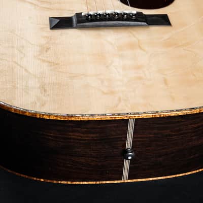 Santa Cruz 00-42 Cutaway African Blackwood and Bearclaw German Spruce Custom Used (2024) image 15