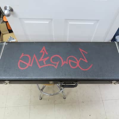 Fender Vintage Black Tolex Deluxe Hard Side Case, w/ Orange Interior (USA) image 3