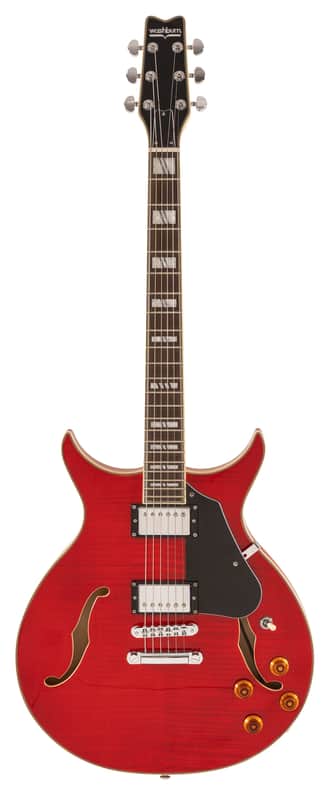 Washburn Wing SH35 Semi-Hollow Trans Red (B Stock) image 1