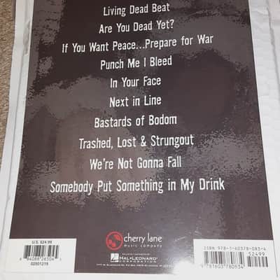 CHILDREN OF BODOM - ARE YOU DEAD YET? - GUITAR TAB MUSIC BOOK TABLATURE SONGBOOK image 3