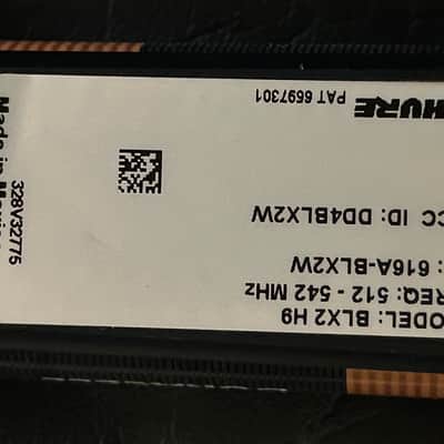 Shure BLX288 / PG58-H9 2010s - Black works great image 6