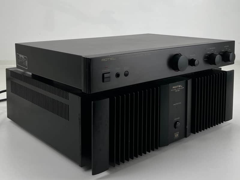 Rotel RB-991 Power Amplifier - RC-995 Pre Amplifier - Remote included image 1
