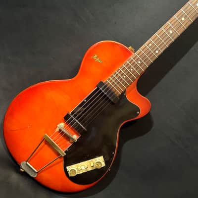 Hofner Colorama II Model 444 - All Original - Black Bar Pickups - Clean Player - Lightweight - Chipboard Case - 1959 image 5