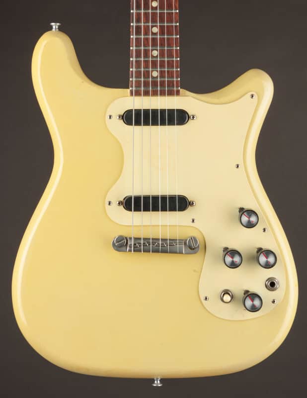 1963 Epiphone Olympic Double, Cream image 1