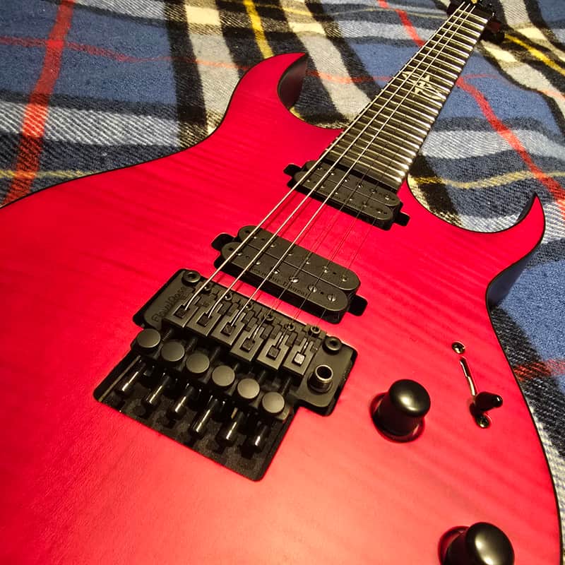 2021 Solar Guitars S1.6FRFBR Flame Blood Red Matte