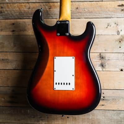 1986 Fender MIJ ST-68 Stratocaster Left Handed In 3 Tone Sunburst image 8