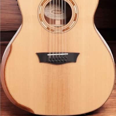 Washburn Comfort Series WCG15SCE12 Grand Auditorium Cutaway Acoustic-Electric  w/ Solid Sitka Spruce, B-Stock image 14