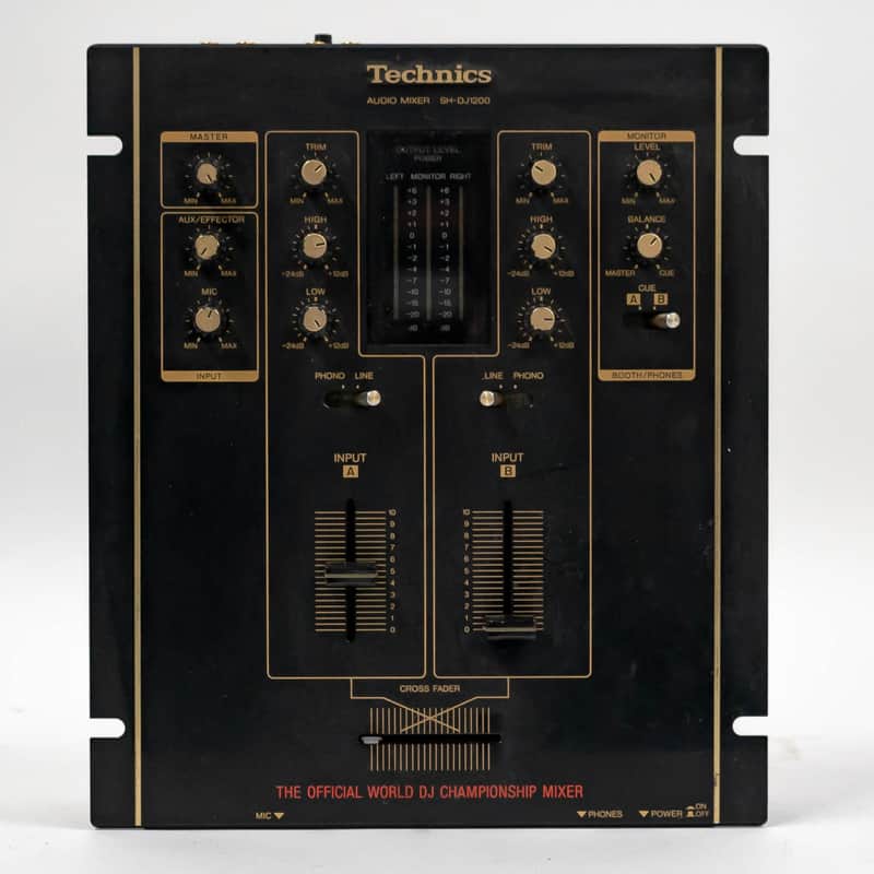 Technics SH-DJ1200 2 Channel World DJ Championship Mixer - Black