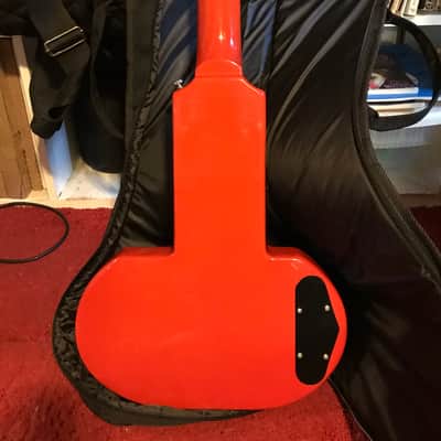 Eastwood "Be Stiff" DEVO Lefty Bass - Strung Right 2017 "Red" - Final Price Drop image 5
