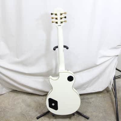 Epiphone LP-Custom Inspired by Gibson 6 String Electric Guitar - White image 7