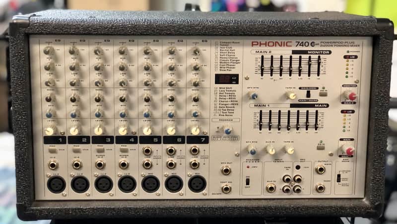 Phonic Power Pod 740 Plus 440 Watt 7 Channel Powered Mixer - Pre Owned *Pickup Only* image 1