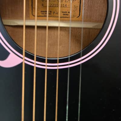 Schecter Machine Gun Kelly Acoustic 2025 - Mat Black image 9