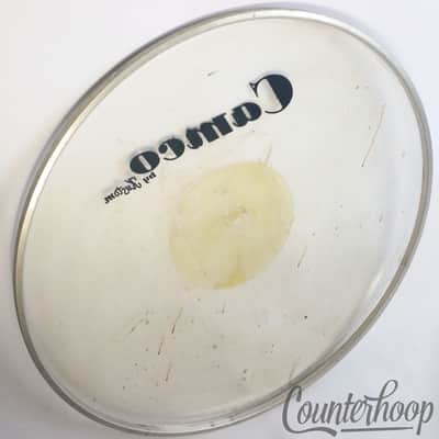Camco 22" Bass Drum Logo Head 70s Vintage Chanute Era by Kustom Clear Batter USA image 3
