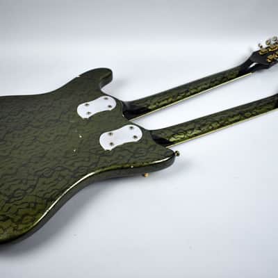 1966 Mosrite Double Neck 6/12 Rare 1 of 1 Custom Snake Skin w/OHSC image 12