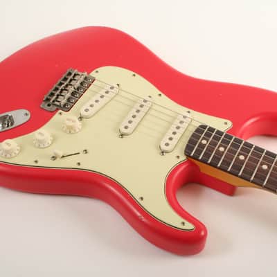 Nash Guitars S-63 Fiesta Red Lollar Pickups image 4