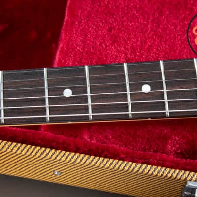 2025 Fender Japan MIJ Traditional 60s Mustang White Pearl Matching Headstock Gold Hardware image 4