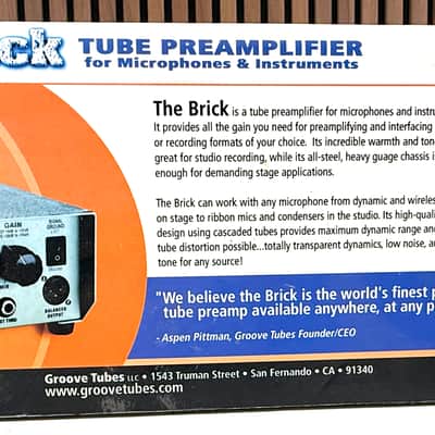 Groove Tubes The Brick Tube Mic Pre / DI 2000s - Metal image 5