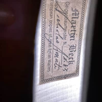European Italian Craftman Martin Beck Full Size 4/4 Violin Martin Beck Stradivarious 2026 image 12