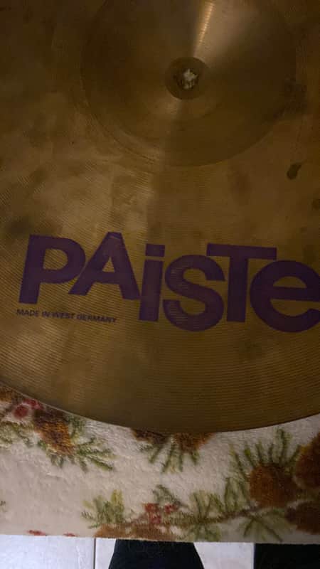 Paiste 400 Series/ Power Crash 1986-1992 - B8- Bronze image 1