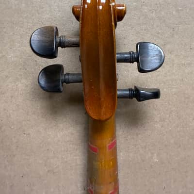 Josef Lorenz Luby (Schönbach) Czechoslovakia 4/4 Size Violin Outfit w/ Bow – Used, Good Condition image 9