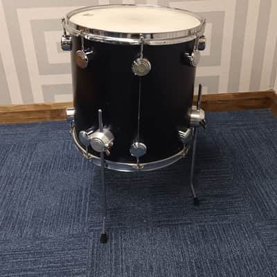 George Hayman Vibrasonic 14″ x 14″ Floor Tom Drum in Midnight Blue – Rare image 3