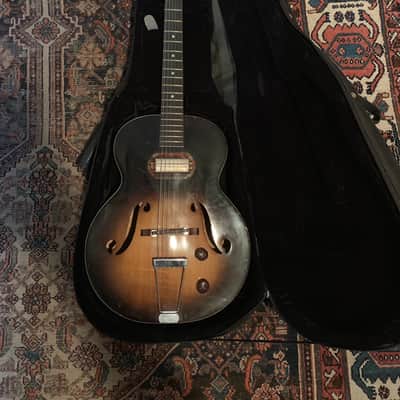 1947-1955 Harmony H-51 Archtop Electric Guitar W/ Gibson P13