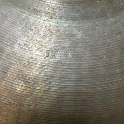 Paiste 24” Black Label Giant Beat Ride 1973 - Approx. 3100 grams image 4