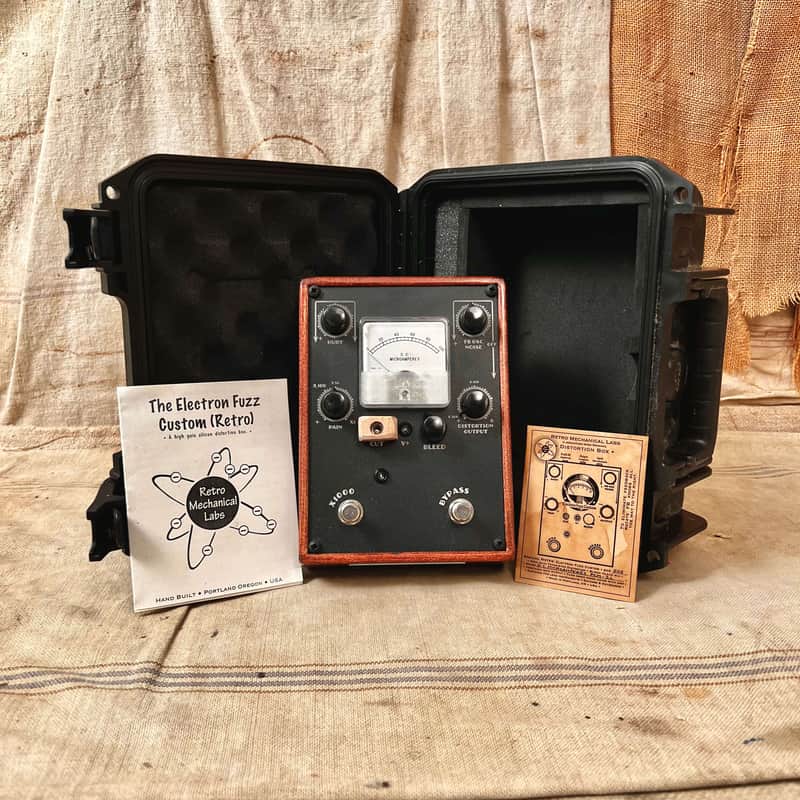 Retro Mechanical Labs Custom Electron Fuzz -Distortion Box-Lightly Used w/SKB Case image 1