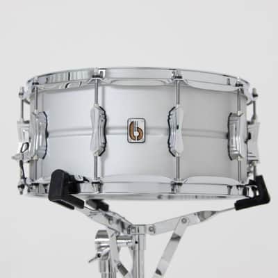 British Drum Company Aviator 14x6.5" 10-Lug Seamless Aluminum Snare Drum. New with Full Warranty! image 4