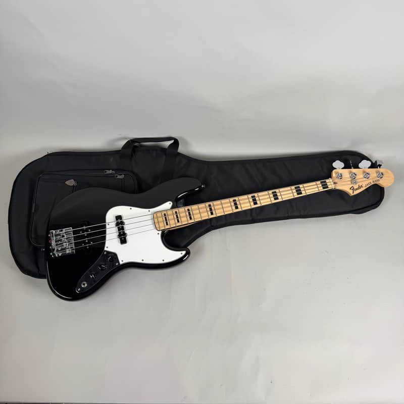 2021 Fender Geddy Lee Signature Jazz Bass Black image 1