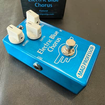 Mad Professor Electric Blue Chorus Pedal 2020s - Blue- New Old Stock! image 4