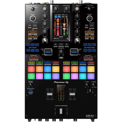 Pioneer DJM-S11 Professional 2-Channel Battle Mixer for Serato DJ Pro / rekordox (Black) image 2