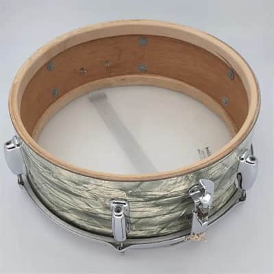 Used Vintage Slingerland Studio 3-Ply 6-Lug Snare Drum 14x5 Blue Onyx - Good image 5