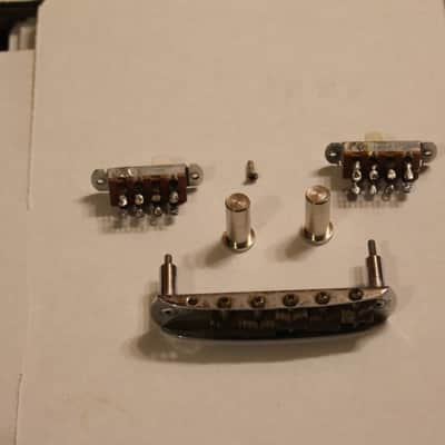 Fender Mustang original 1968 parts two switches and bridge 1968 image 1