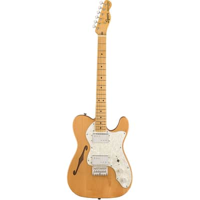 Squier Classic Vibe 70's Telecaster Thinline Electric Guitar Natural image 2