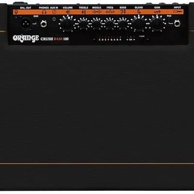 Brand New Orange Crush Bass 100 1X15" 100 Watt Bass Combo Amplifier - Black image 2