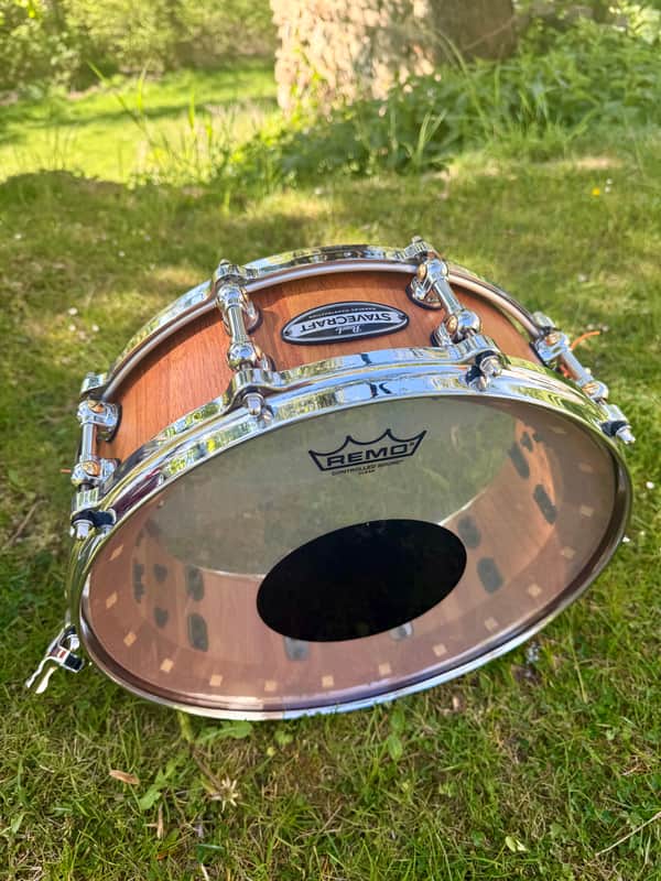 PEARL SCD1450MK/186 STAVE CRAFT MAKHA 14”X5” - HAND RUBBED NATURAL MAPLE snare drum image 1