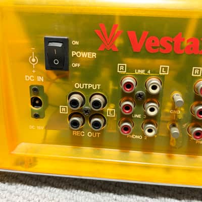 Vestax PMC-005A MKⅡ Yellow Translucent DJ Mixer | Reverb