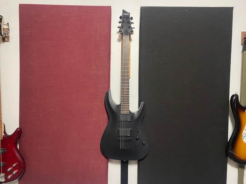 Schecter C1 Platinum Blackout 2025 - Satin Black image 1