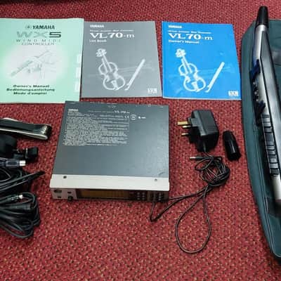YAMAHA WX5 WIND MIDI CONTROLLER, YAMAHA VL70-m with all manuals.