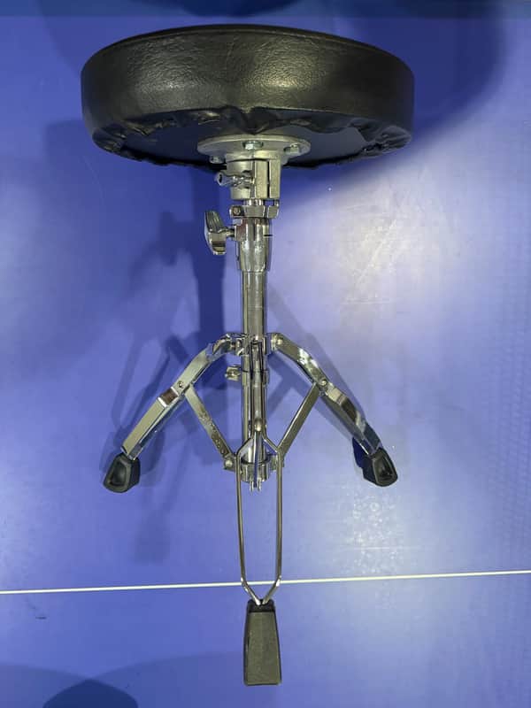 Pearl D790 Double Braced Round Drum Throne 2010s - Black / Chrome image 1
