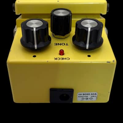 Boss SD-1 Super OverDrive (Black Label) 1988 - 1997 - Yellow X7602 image 3