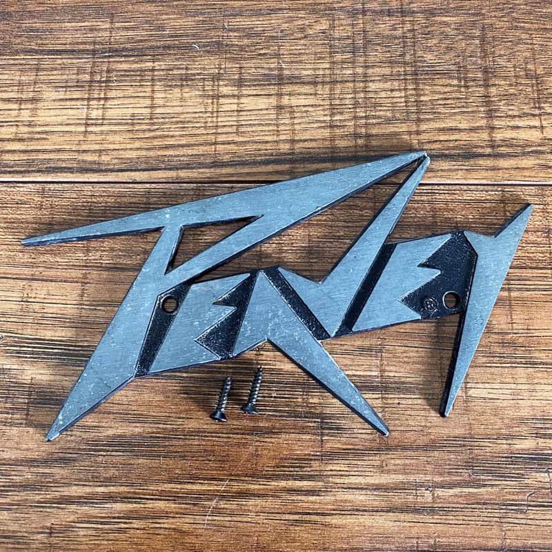 Peavey Logo Badge Nameplate Old Design for Amplifier or Speaker Cabinet Used image 1