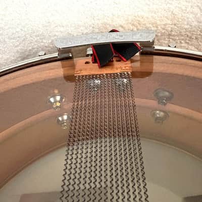 Yamaha SD6455 Handcrafted Copper Snare Drum 14"x5.5" - Excellent Condition image 7